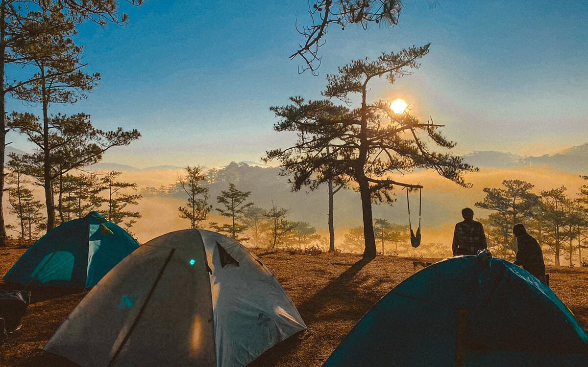 Camping tại Đà Lạt - Đồi Đa Phú