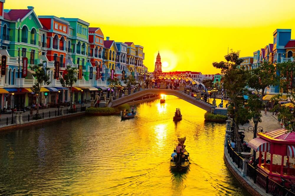 dòng sông Venice tại Grand World Phú Quốc