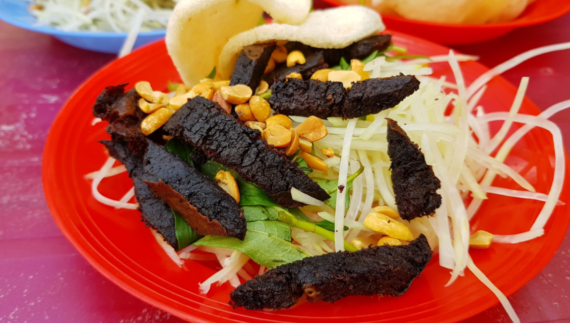 Món ăn ngon Nha Trang - Gỏi bò khô