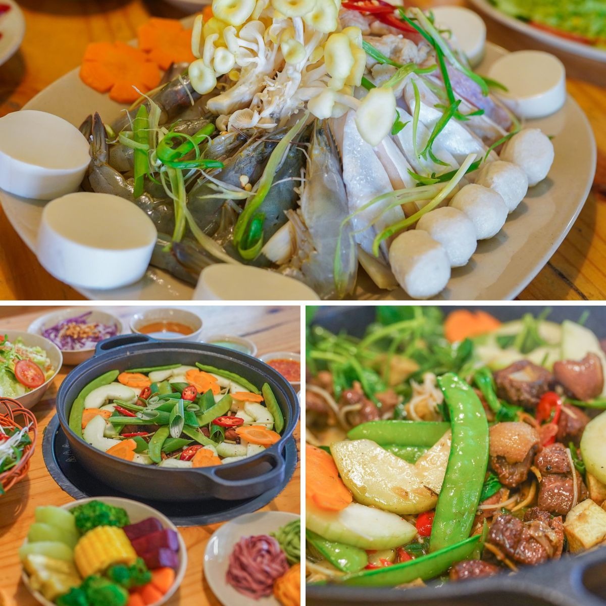 Một số hình ảnh ấn tượng về nhà hàng buffet rau LÉGUDA Đà Lạt